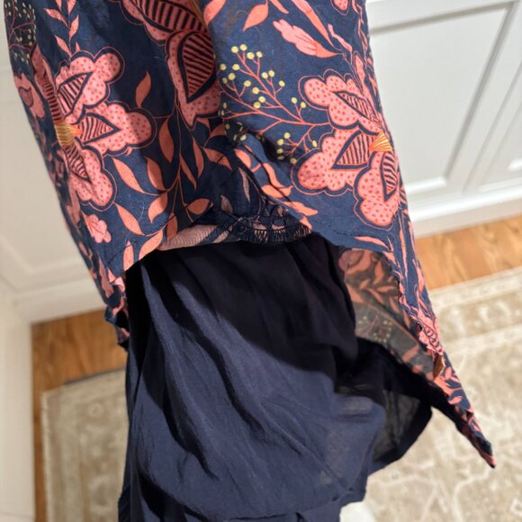 Women's - Trovata - Floral Ruffle Midi Dress - Birds of Paradis Kristi - Picture 11 of 14